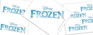 Frozen Logo Cut Outs