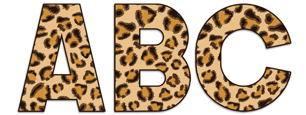 printable-leopard-print-letters-printable-word-searches