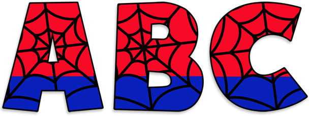 Spider-Man Inspired Alphabet